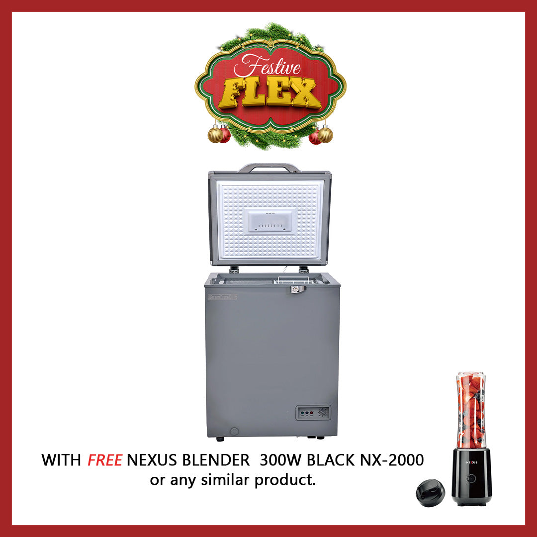 SCANFROST FREEZER 100L SD SILV-INOX SFL100ECO