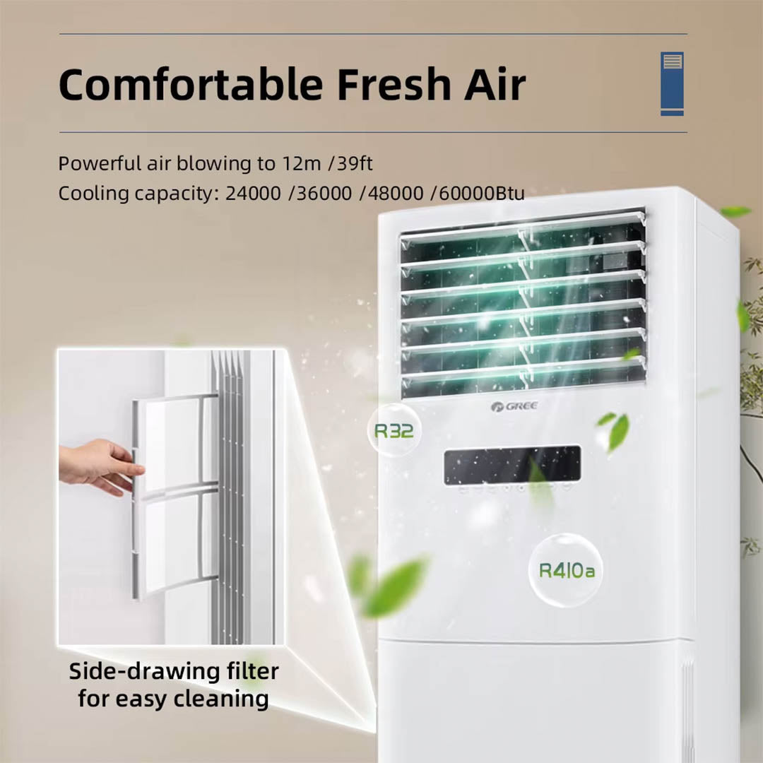 GREE AC STANDING/2HP/GVC18ASXD-K3NND3A/R410/BASIC