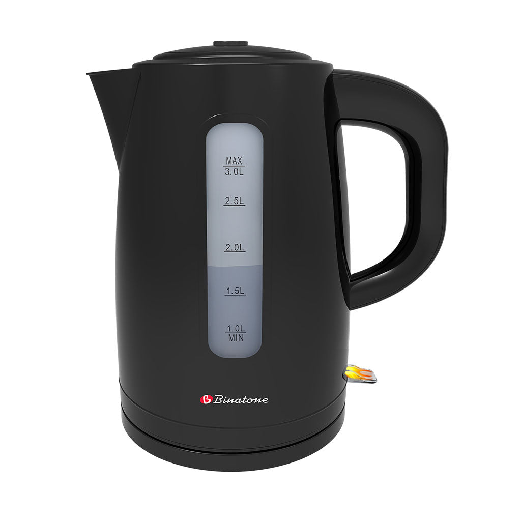 BINATONE KETTLE 3L 2200W BLACK CEJ-3000(BLK)