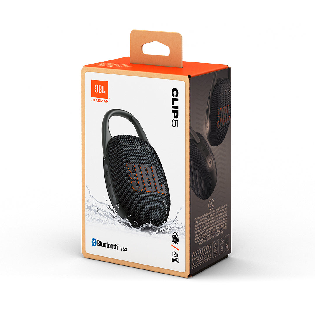JBL CLIP 5 PORTABLE SPEAKER BLACK