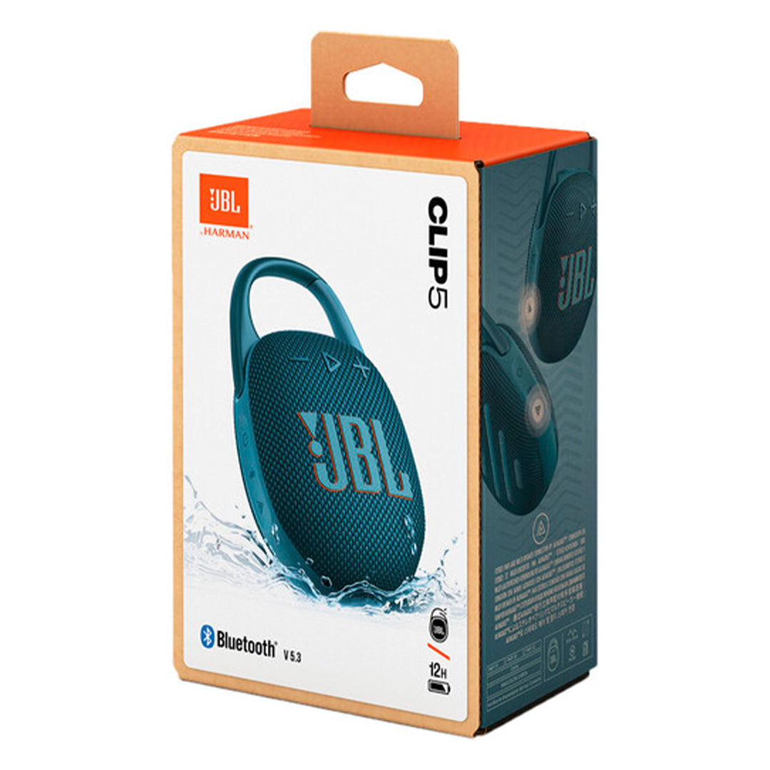 JBL CLIP 5 PORTABLE SPEAKER BLUE