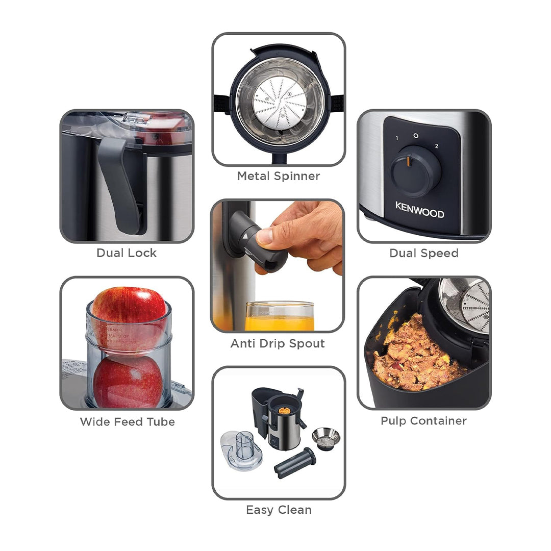 KENWOOD JUICE EXTRACTOR/1L/700W/JEM50.000BS