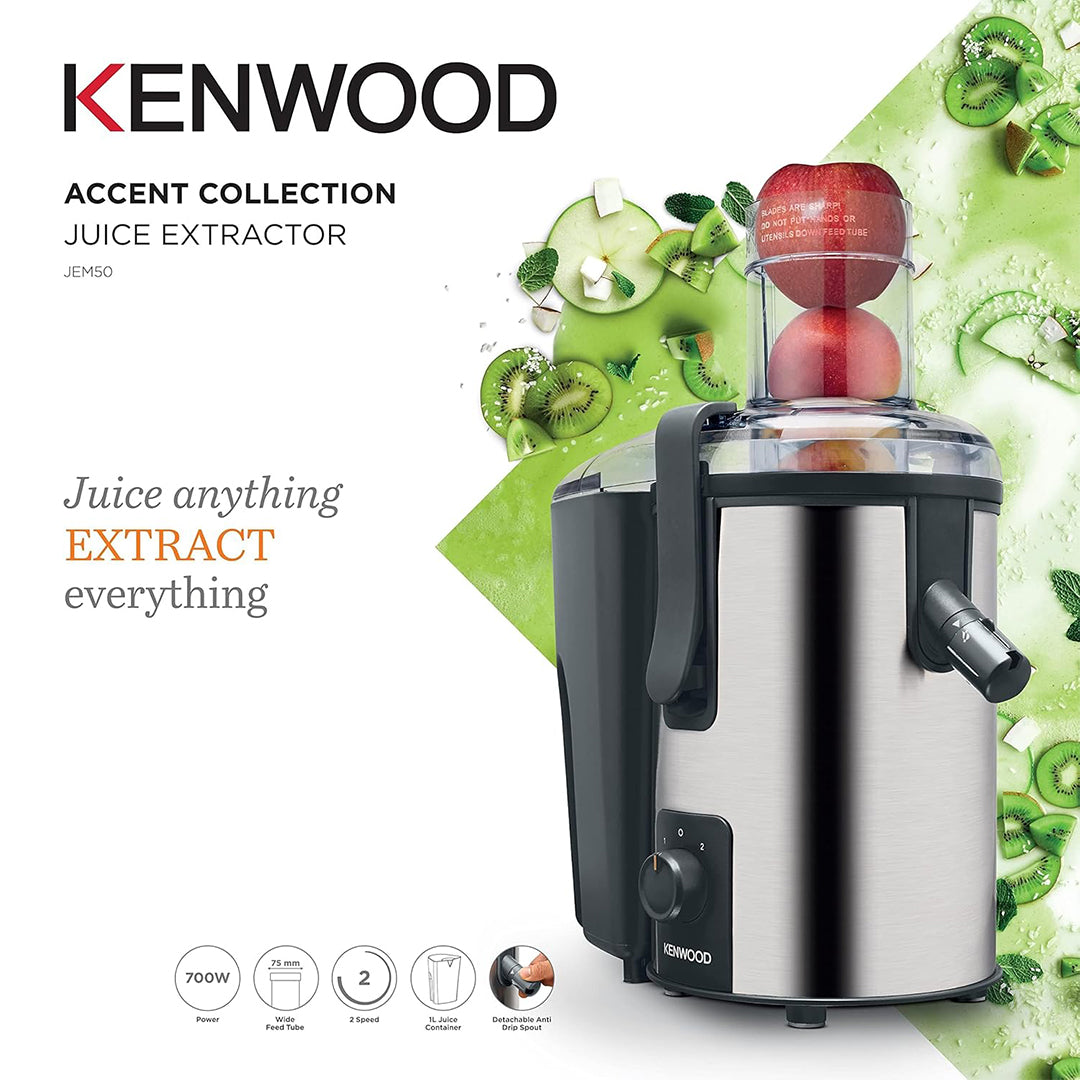 KENWOOD JUICE EXTRACTOR/1L/700W/JEM50.000BS