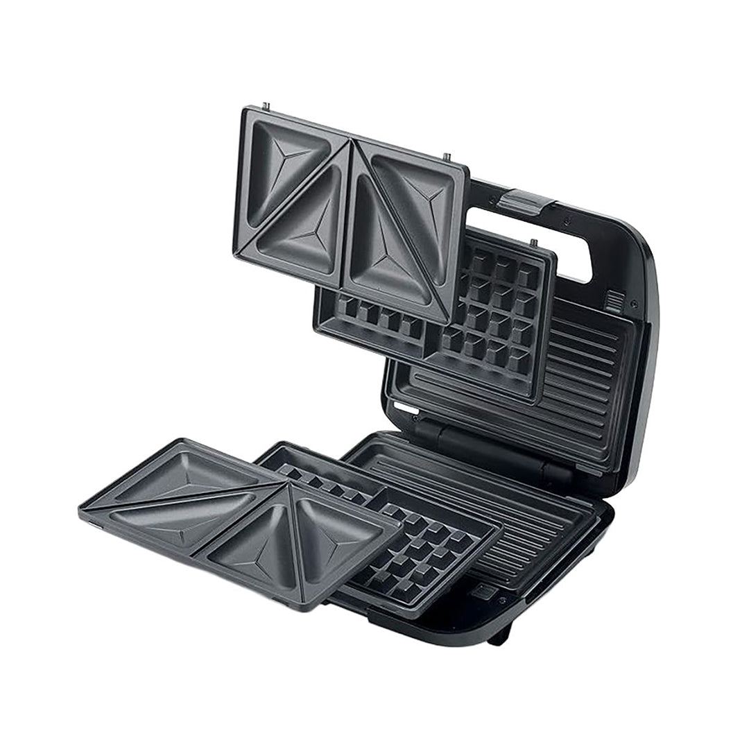 KENWOOD SANDWICH MAKER/SMM02/750W/3PLATE/STEEL