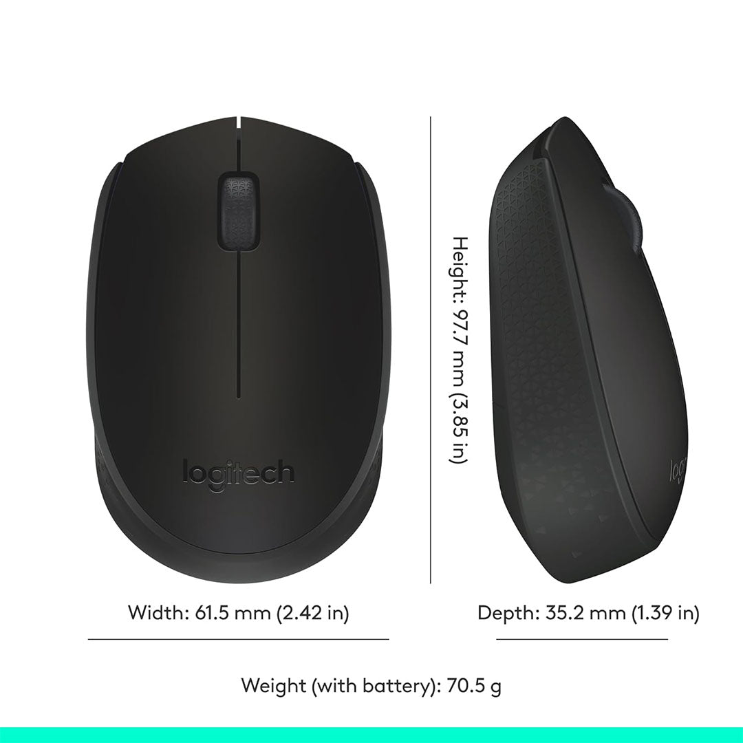 LOGITECH/ WIRELESS MOUSE/ M171/ BLACK