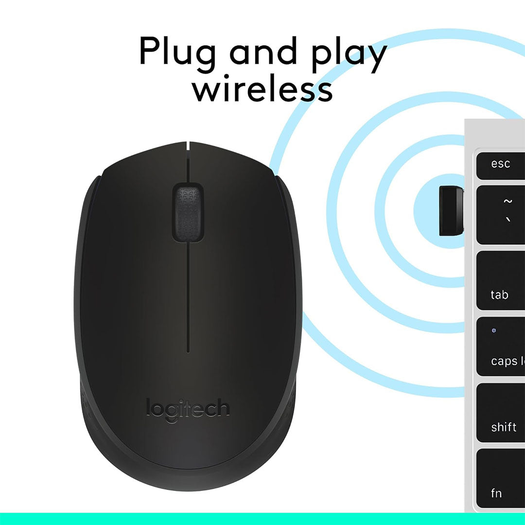 LOGITECH/ WIRELESS MOUSE/ M171/ BLACK