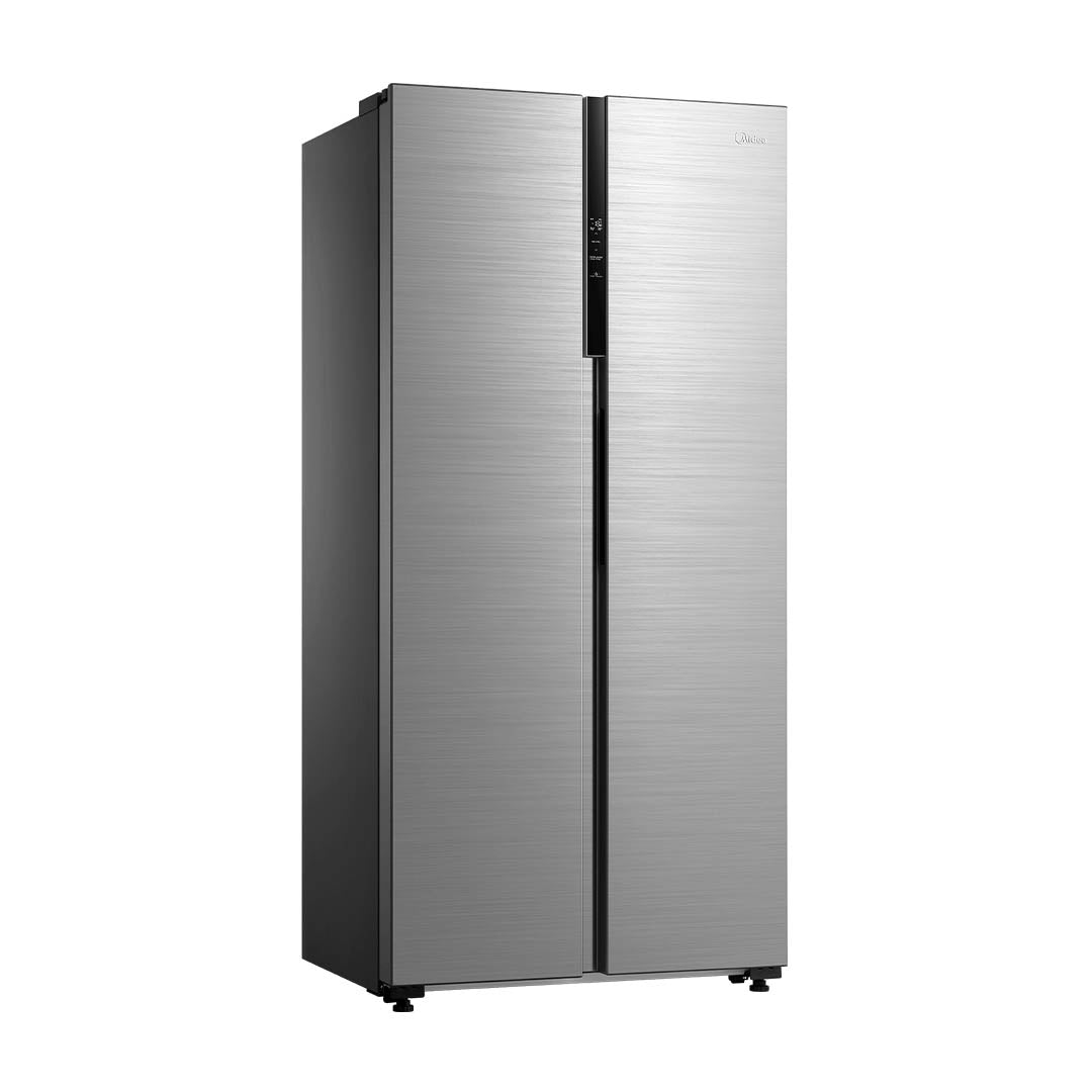 MIDEA REF SBS 460LTRS MDRS619FGF46  STAINLESS SILVER