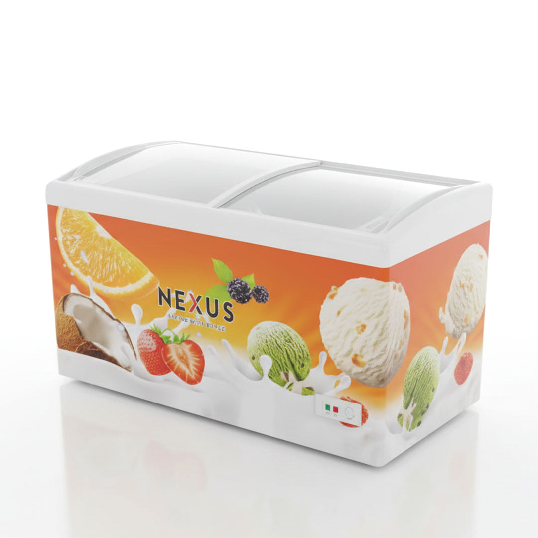 NEXUS / FREEZER / 400 LTR / NX-455Q / TRANSPARENT TOP