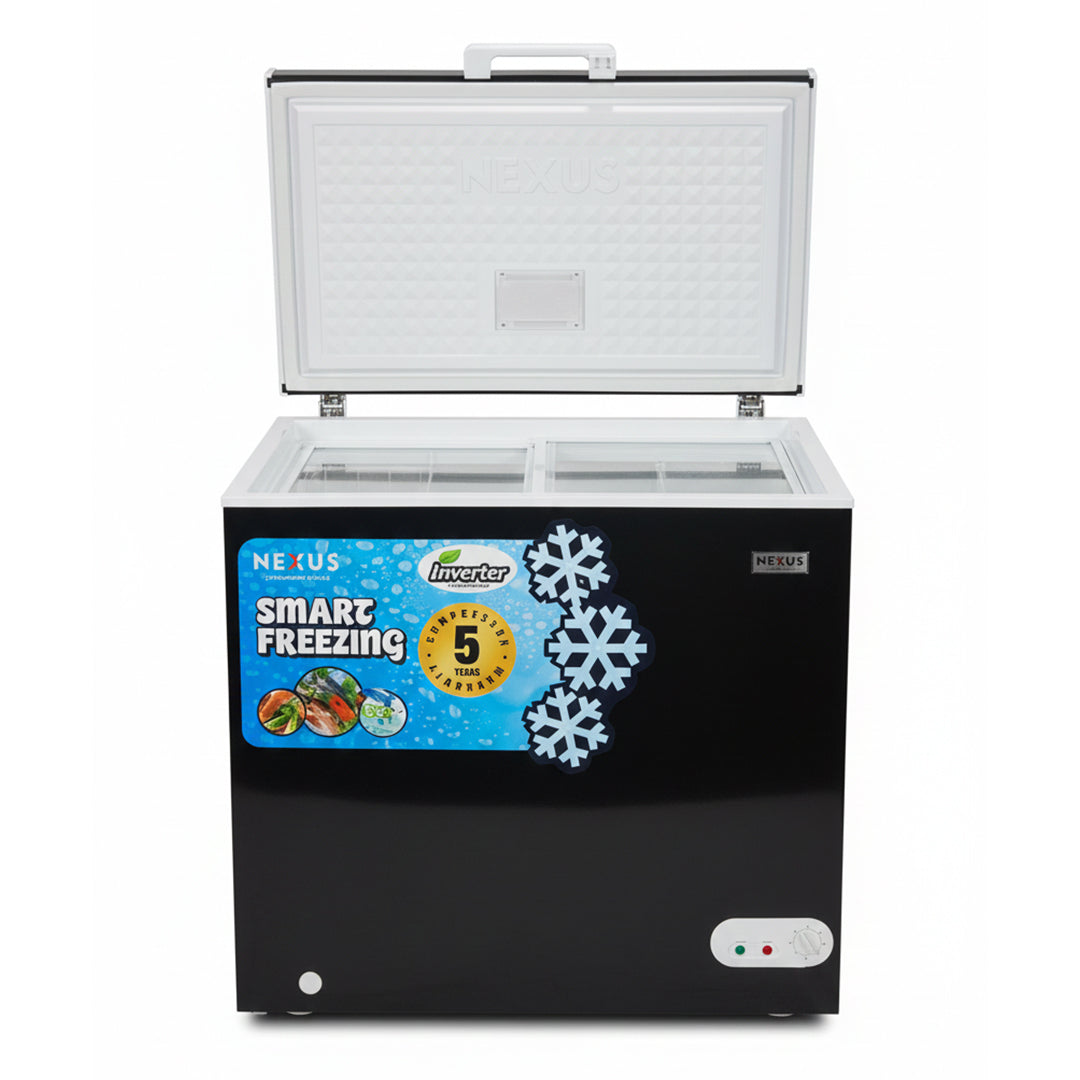 NEXUS FREEZER / INVERTER/ 210 LTR/ INX DOOR /NX-265HEI/ METALLIC GREY