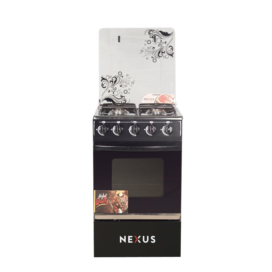 NEXUS GAS COOKER/ NX-5055B(4+0) /WOOD FINISH