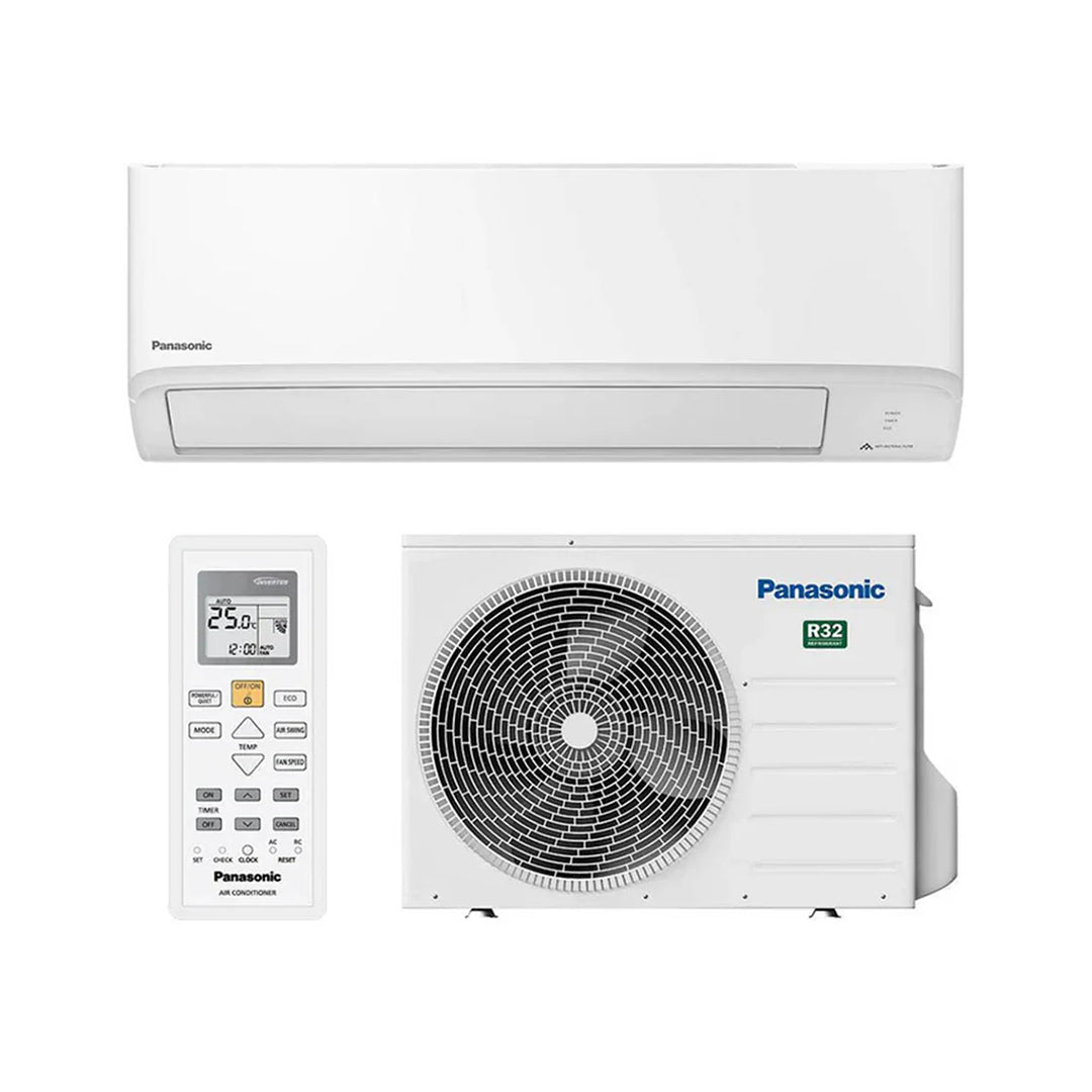 PANASONIC SPLIIT AC/1.0HP/ R410 / CS-UV9ZKD / WHITE