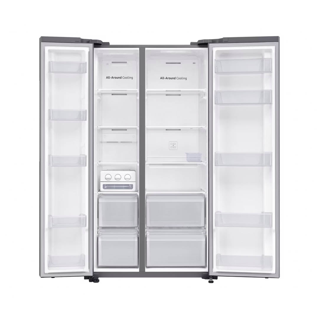 SAMSUNG FRIDGE 680L SBS SILVER RS62R5001M9/GH