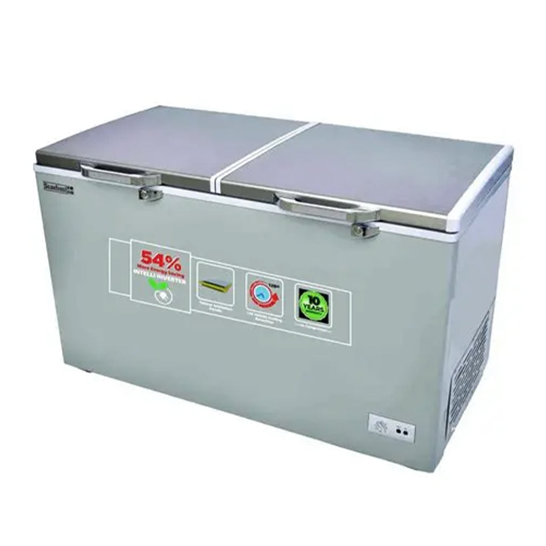 SCANFROST CHEST FZ/DD/500L/SFL500INV/SILVER