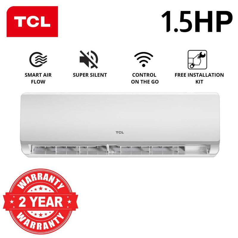 TCL AC 1.5HP R410A SPLIT WHITE TAC-12CSA/XAB1