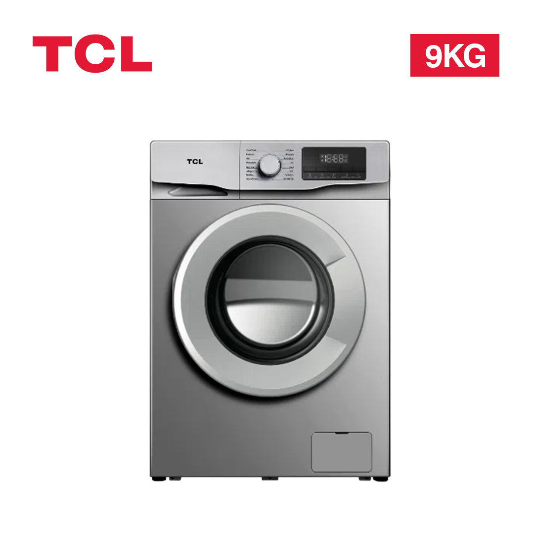 TCL FRONT LOAD WASHING MACHINE 9KG INVERTER P609FLS