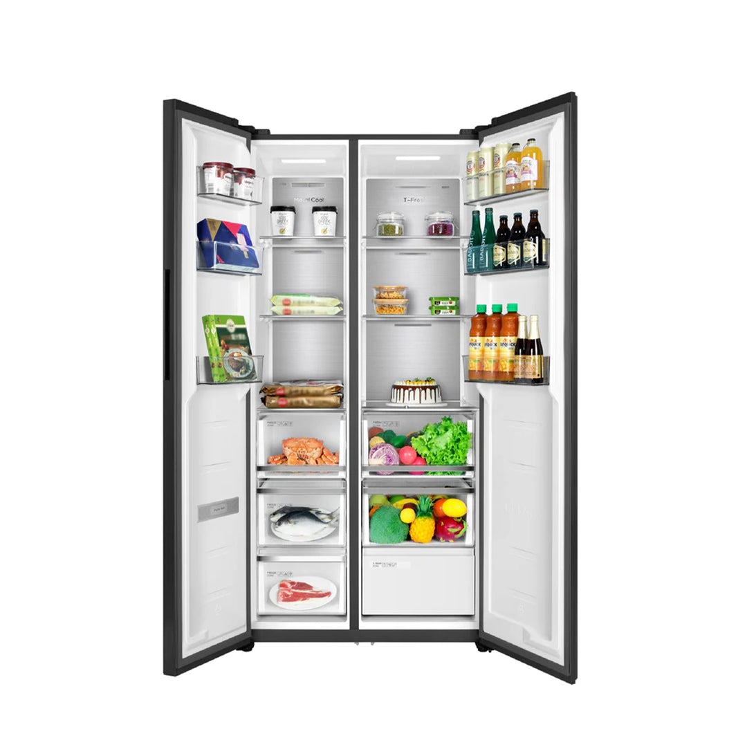 TCL REF/SBS/774L/P774SBBG/INV/ BLACK GLASS