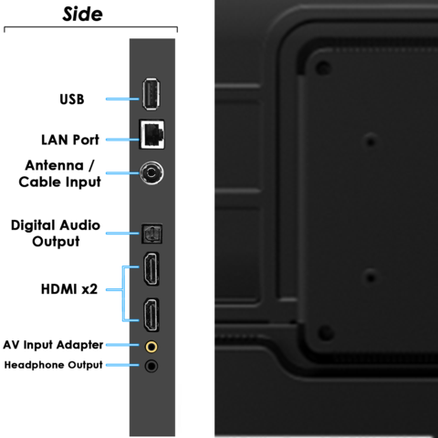 TCL TV 32 HD ANDROID BLACK 32S5200