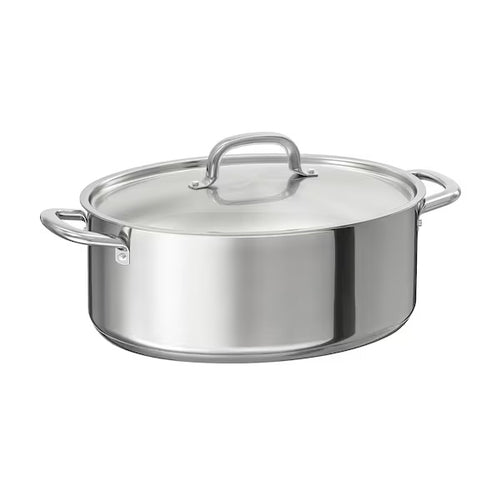 IKEA CASSEROLE 7L WITH LID 365+ STEEL 70484706