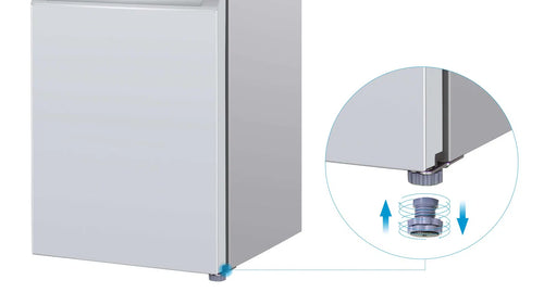 TCL FRIDGE 118L DD D-FROST SILVER F118TMS
