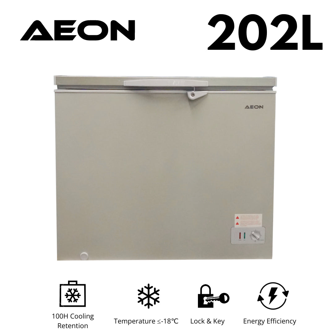 AEON FREEZER 202L R600A SD  GREY ACF200GK