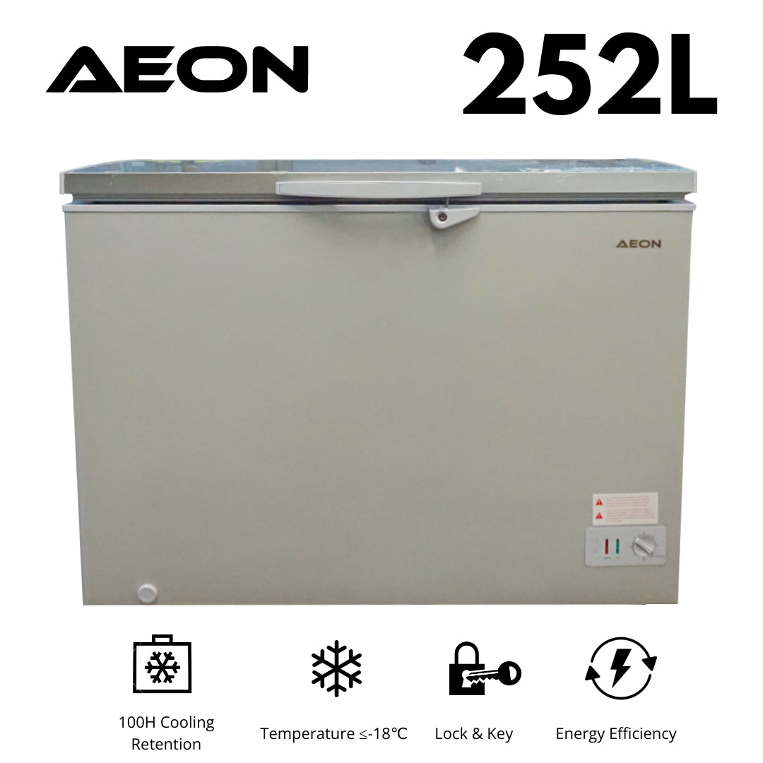 AEON FREEZER 252L R600A SD  GREY ACF250GK