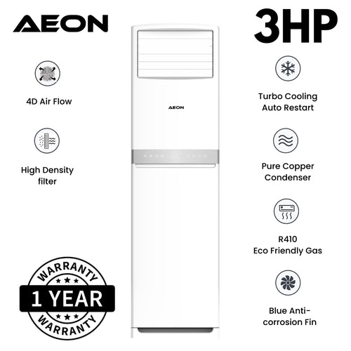 AEON AC 3HP R410 STANDING WHITE CFC-24LA