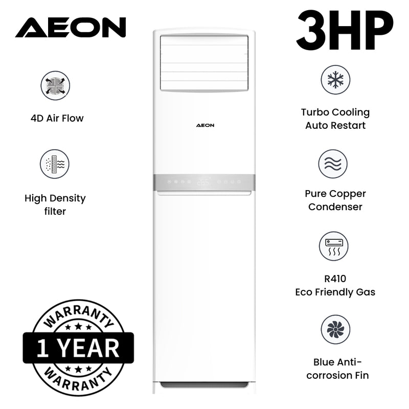 AEON AC 3HP R410 STANDING WHITE CFC-24LA