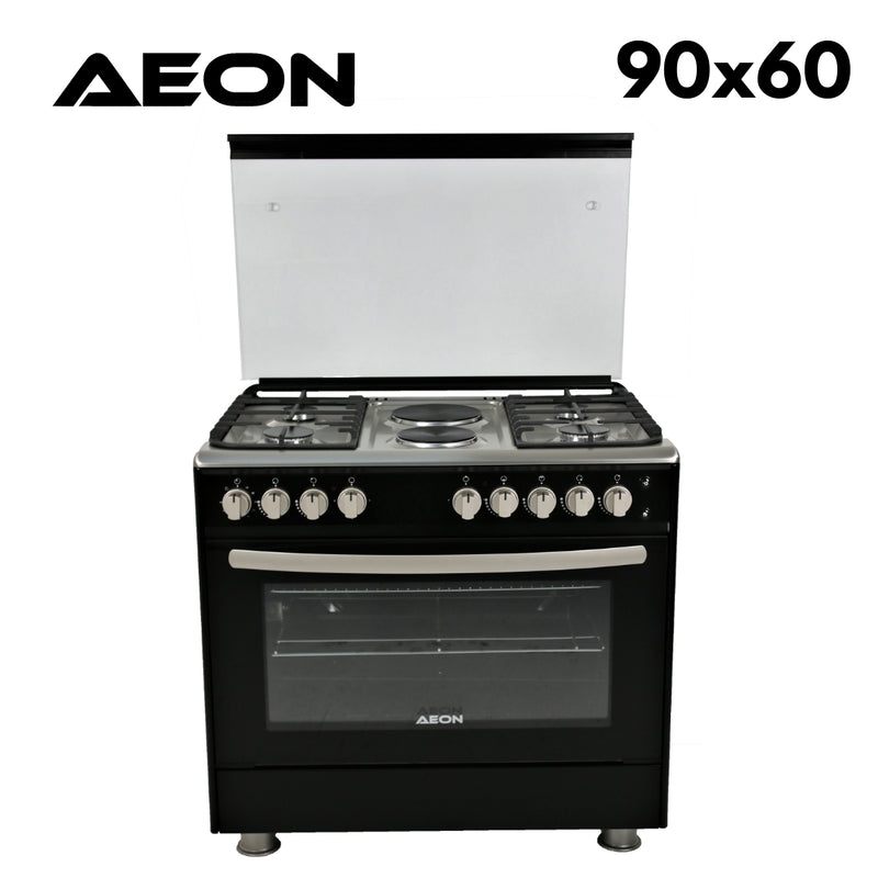 Aeon Gas Cooker 90x60 Nigeria Black