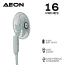 Aeon Rechargeable Standing Fan (16" inch) Nigeria