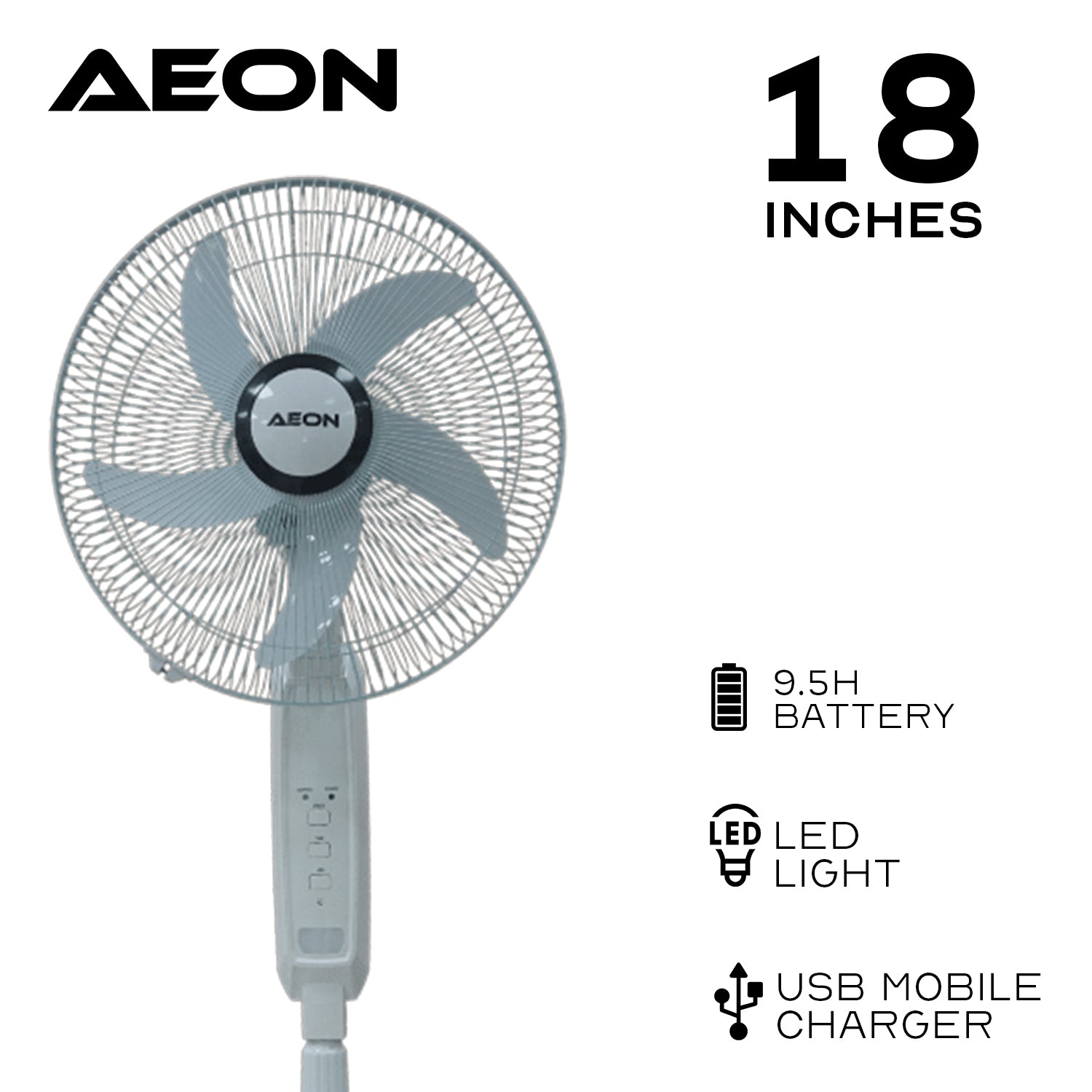 Aeon Rechargeable Standing Fan Nigeria