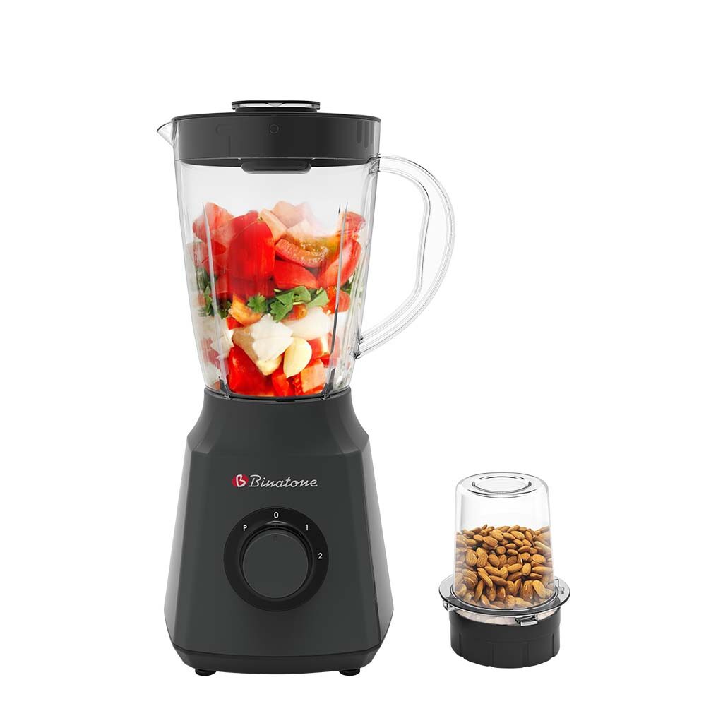 BINATONE BLENDER 1.5L 300W WHITE & BLACK BLG-412