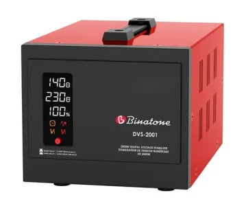 BINATONE STABILIZER 2KVA RED DVS-2001