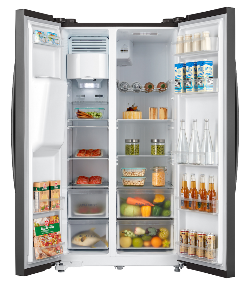 TOSHIBA FRIDGE 592L SBS  BLACK GR-RS780WE-PGF