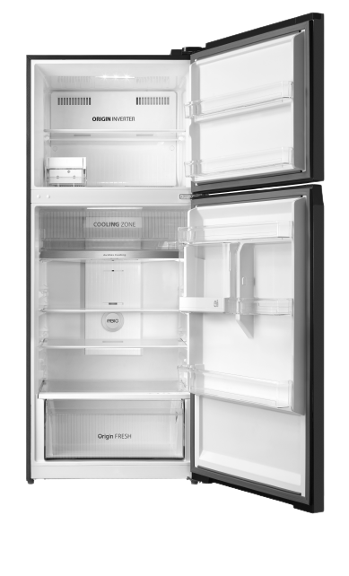 TOSHIBA FRIDGE 409L DD  BLACK GLASS GR-RT559WE-PM
