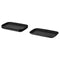 IKEA PLATE 30X18CM FARGKLAR GREY 20483790