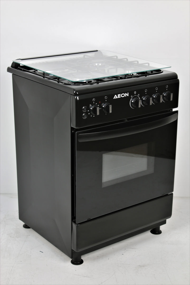 AEON GC 60X60 3G+1E  BLACK HOB-BLACK FG6312GBZB