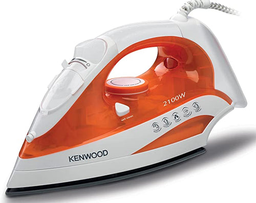 KENWOOD STEAM IRON 300ML 2100W WHITE-ORANGE STP50