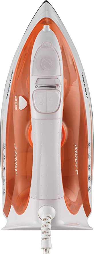 KENWOOD STEAM IRON 300ML 2100W WHITE-ORANGE STP50