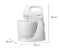PANASONIC STAND MIXER 2 ATTACH WHITE MK-GB3WTZ