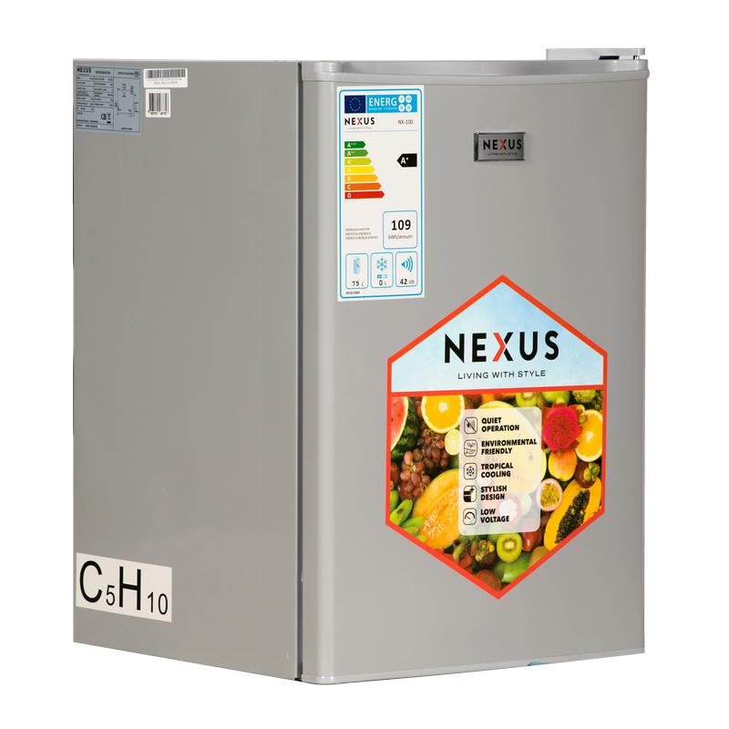 NEXUS FRIDGE 75L SD SILVER NX-100