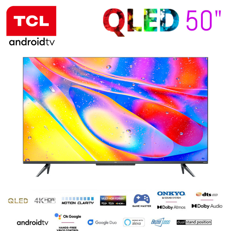 TCL 50" Google Android 4K QLED Smart TV Nigeria