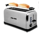 RITE-TEK TOASTER 4S+3F 1500W STEEL TM340