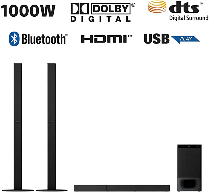 SONY AUDIO 5.1 1000W SOUND BAR BLACK HT-S700RF