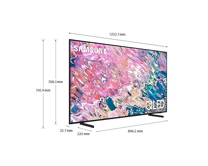SAMSUNG TV 55 Q-LED SMART BLACK QA55Q60BAUXKE