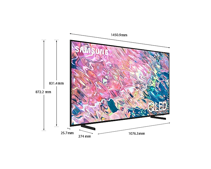 SAMSUNG TV 65 Q-LED SMART BLACK QA65Q60BAUXKE