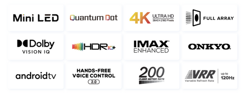 TCL TV 75 MINI-LED 4K ANDROID BLACK 75C825