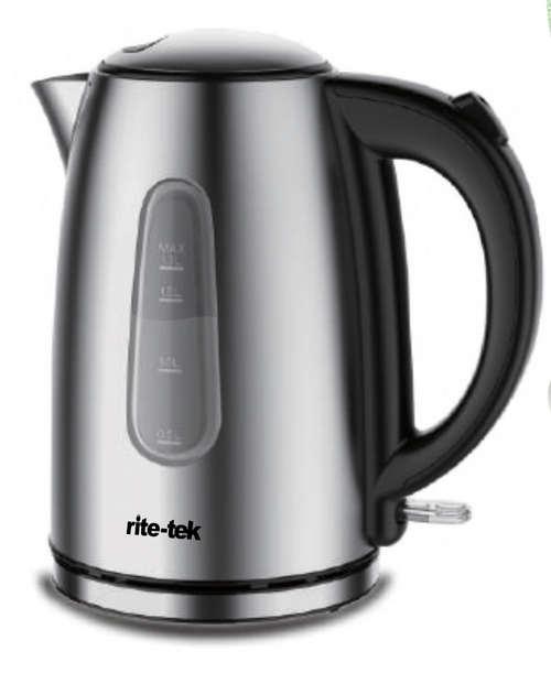 RITE-TEK KETTLE 1.7L 2200W STEEEL JK725