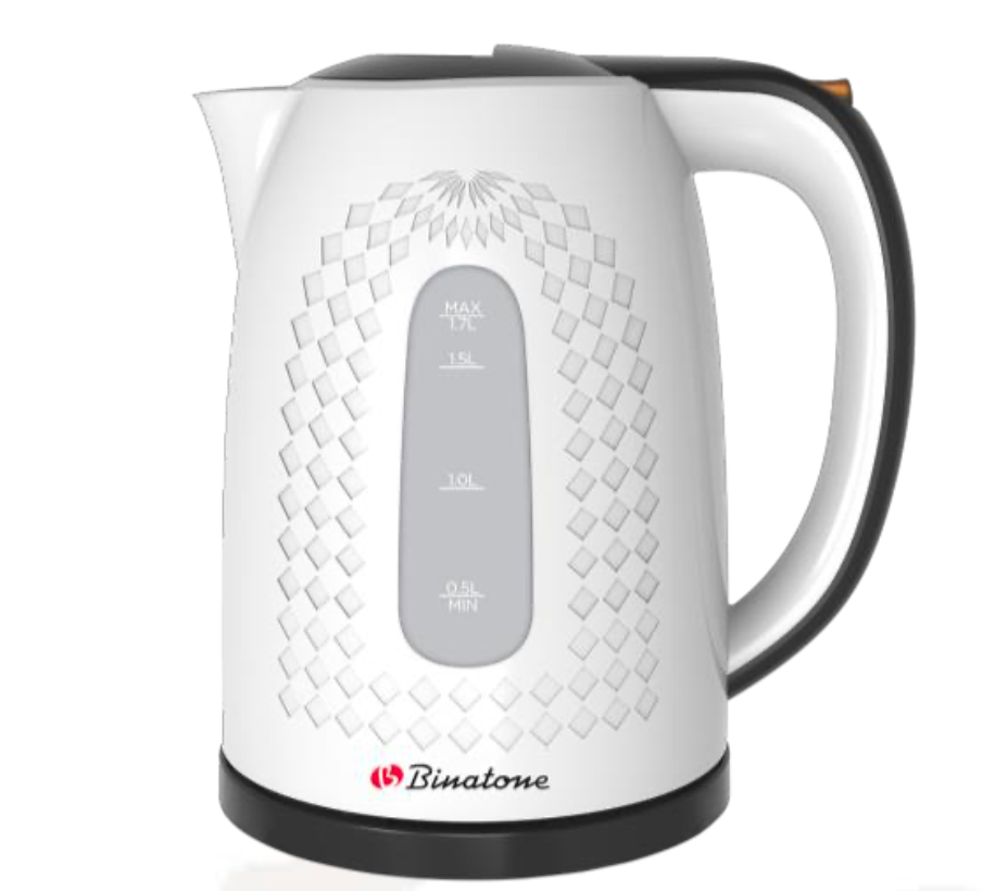 BINATONE KETTLE 1.7L 2200W BLACK CEJ-1780