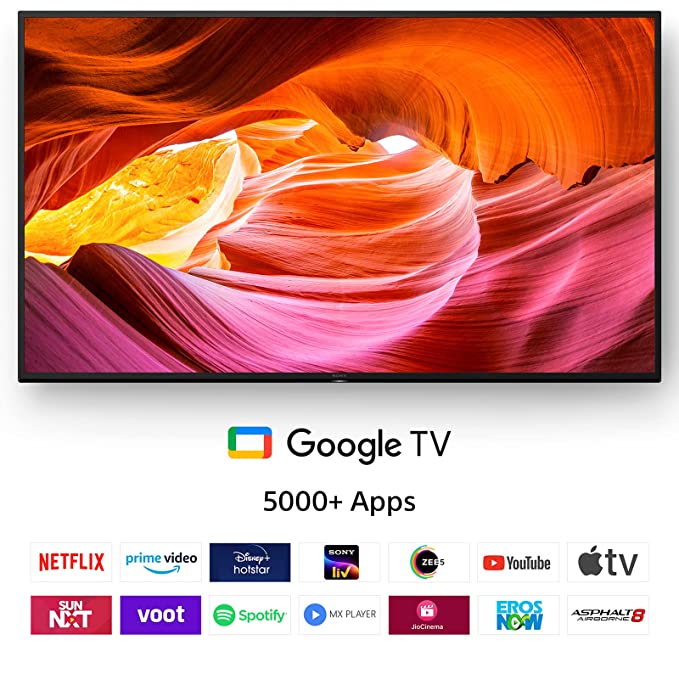 SONY TV 55 UHD ANDROID BLACK KD-55X75K