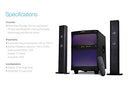 F&D AUDIO 2.1 70W SPEAKER BLACK T200X